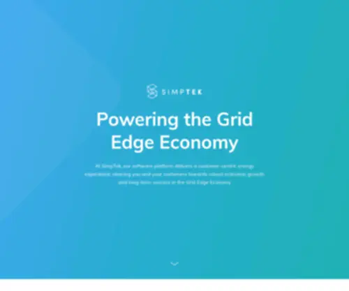 Simptekinc.com(Powering the Grid Edge Economy) Screenshot
