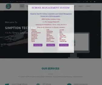Simption.com(School management software by SIMPTION TECH PVT. LTD) Screenshot
