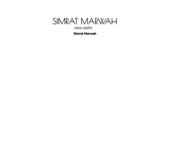 Simratmarwah.com(Simrat Marwah) Screenshot