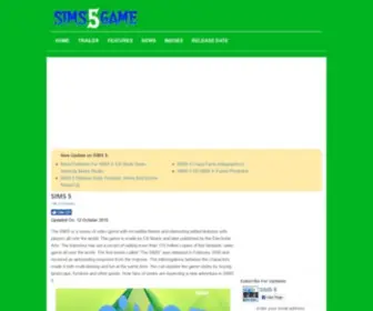 Sims5Game.com(SIMS 5 Game Release Date) Screenshot