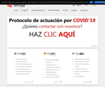 Simsa.es(Software profesional para el sector del mueble) Screenshot