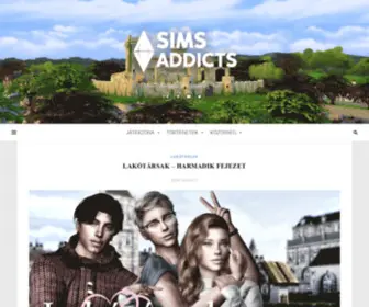 Simsaddicts.info.hu(Sims Addicts) Screenshot