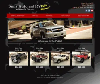 Simsautoandrv.com(Simsautoandrv) Screenshot