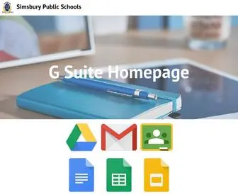 Simsburyschools.net(Simsbury Schools G Suite) Screenshot