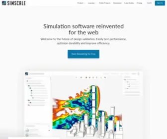 Simscale.com(Simulation Software) Screenshot