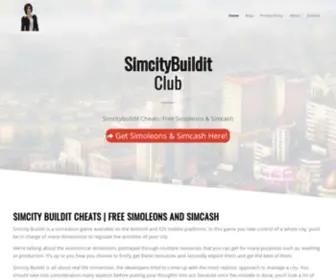 Simscitybuilditclub.com(Simcity Buildit Cheats) Screenshot