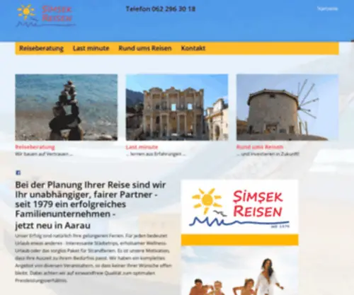 Simsekreisen.ch(Simsek Reisen) Screenshot