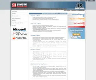 Simsek.web.tr(Şimşek Yazılım ve Bilgisayar Ltd) Screenshot