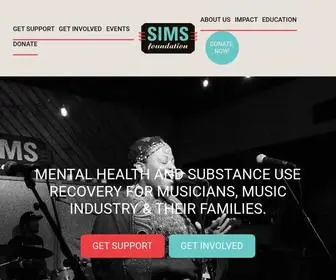 Simsfoundation.org(SIMS Foundation) Screenshot