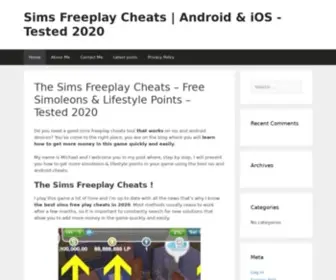 Simsfreeplayguru.com(simsfreeplayguru) Screenshot