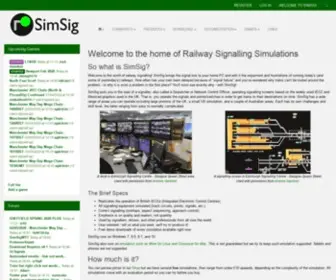 Simsig.co.uk(Train simulator) Screenshot