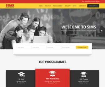 Simsindia.org(Distance Education Center) Screenshot