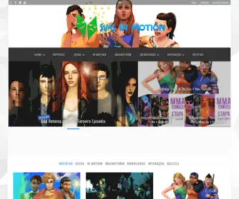 Simsinmotion.com(Sims In Motion) Screenshot