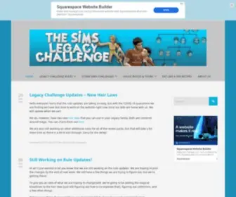 Simslegacychallenge.com(The Sims Legacy Challenge) Screenshot