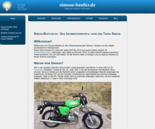 Simson-Bastler.de(Startseite und Downloads) Screenshot