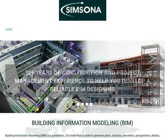 Simsonabim.com(Simsona BIM) Screenshot