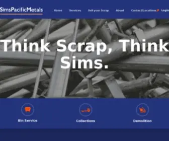 Simspacificmetals.co.nz(Scrap Metal) Screenshot