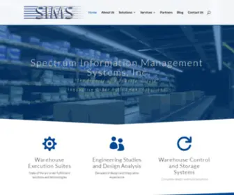 Simssys.com(Spectrum Information management Systems) Screenshot