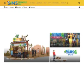 Simsturkiye.com(Sims Türkiye) Screenshot