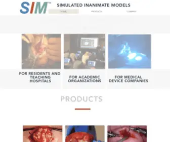 Simsurgeries.com(Simulated Inanimate Models) Screenshot