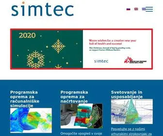 Simtec-Europe.si(Domača stran) Screenshot