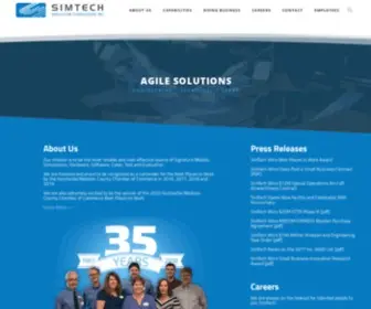 Simtechinc.com(What we offer our goal) Screenshot