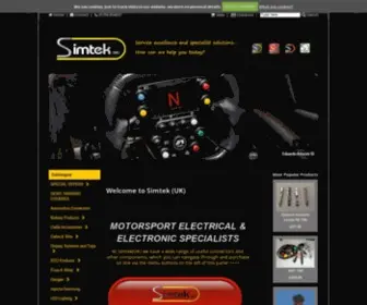 Simtekuk.co.uk(Simtek (UK)) Screenshot