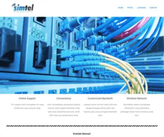 Simtel.net.id(SOLUSI MEDIA TELEKOMUNIKASI) Screenshot