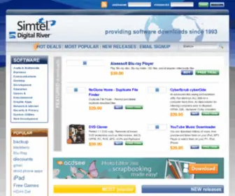 Simtel.net(Free Download of Computer Software) Screenshot