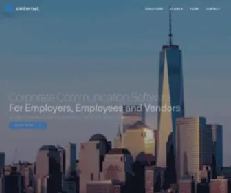 Simternet.com(Corporate Communication Software) Screenshot