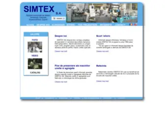 Simtex-MU.ro(Index) Screenshot