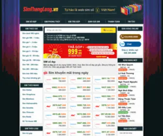 Simthanglong.vn(Kho SIM 35tr số đẹp tại Sim Thăng Long mới update 2024) Screenshot