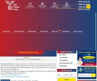 Simthanhcong.net(Sim số đẹp) Screenshot