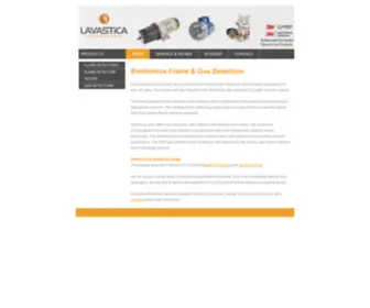 Simtronics.nl(Simtronics Flame and Gas Detection) Screenshot