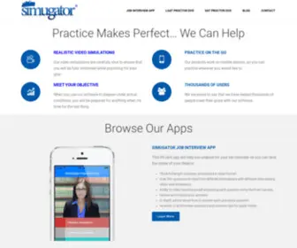 Simugator.com(Apps to Prepare for Job Interview) Screenshot