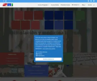 Simulacionymedicina.es(Simulación) Screenshot