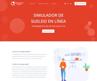 Simuladordesueldo.cl(Simulador de Sueldo) Screenshot