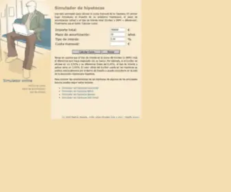 Simuladorhipotecas.org(Simulador hipotecas) Screenshot