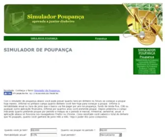 Simuladorpoupanca.com(POUPANÇA) Screenshot