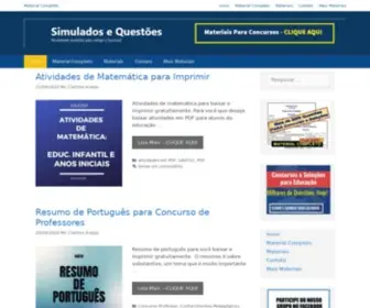 Simuladosquestoes.com.br(Simulados e Questões) Screenshot