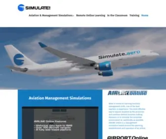 Simulate.aero(Aviation Management Simulations https) Screenshot