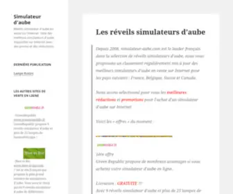 Simulateur-Aube.com(Simulateur d'Aube) Screenshot