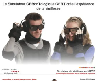 Simulateur-DU-Vieillissement.com(Simulateur du Vieillissement GERT ®) Screenshot