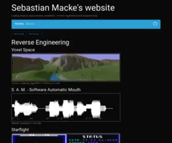 Simulationcorner.net(Sebastian Macke's website) Screenshot