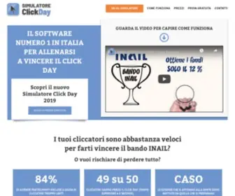 Simulatoreclickday.it(Simulatore Click Day 2020 INAIL) Screenshot