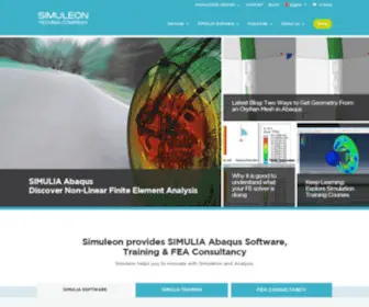 Simuleon.com(SIMULIA Abaqus Software) Screenshot