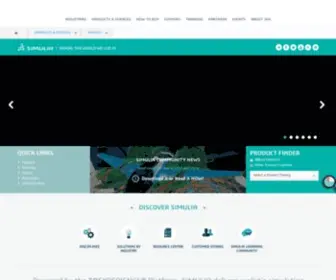 Simulia.com(Optimizing Product Performance with Finite Element Analysis & Multiphysics Simulation) Screenshot