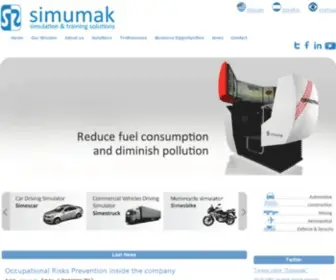 Simumak.com(Simuladores para formación de automoción y maquinaria) Screenshot