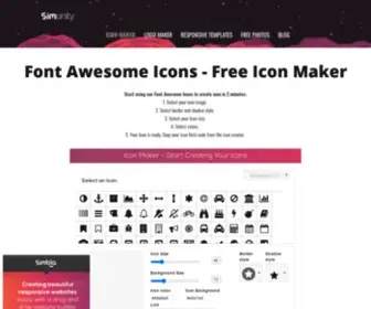 Simunity.net(Icon Maker) Screenshot
