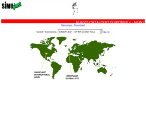 Simuplast.com(Fabricante y distribuidor modelos anatomicos) Screenshot